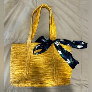 Draper James Straw Shoulder Bag